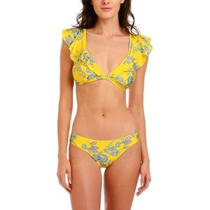 Sam Edelman Women's Floral Print Hipster Bikini